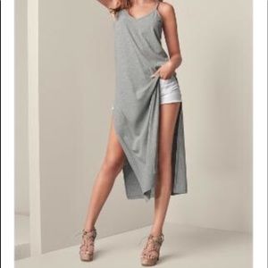 Long ribbed tank / dress - new